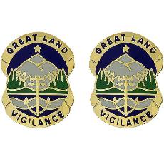 Alaska National Guard Unit Crest (Great Land Vigilance)
